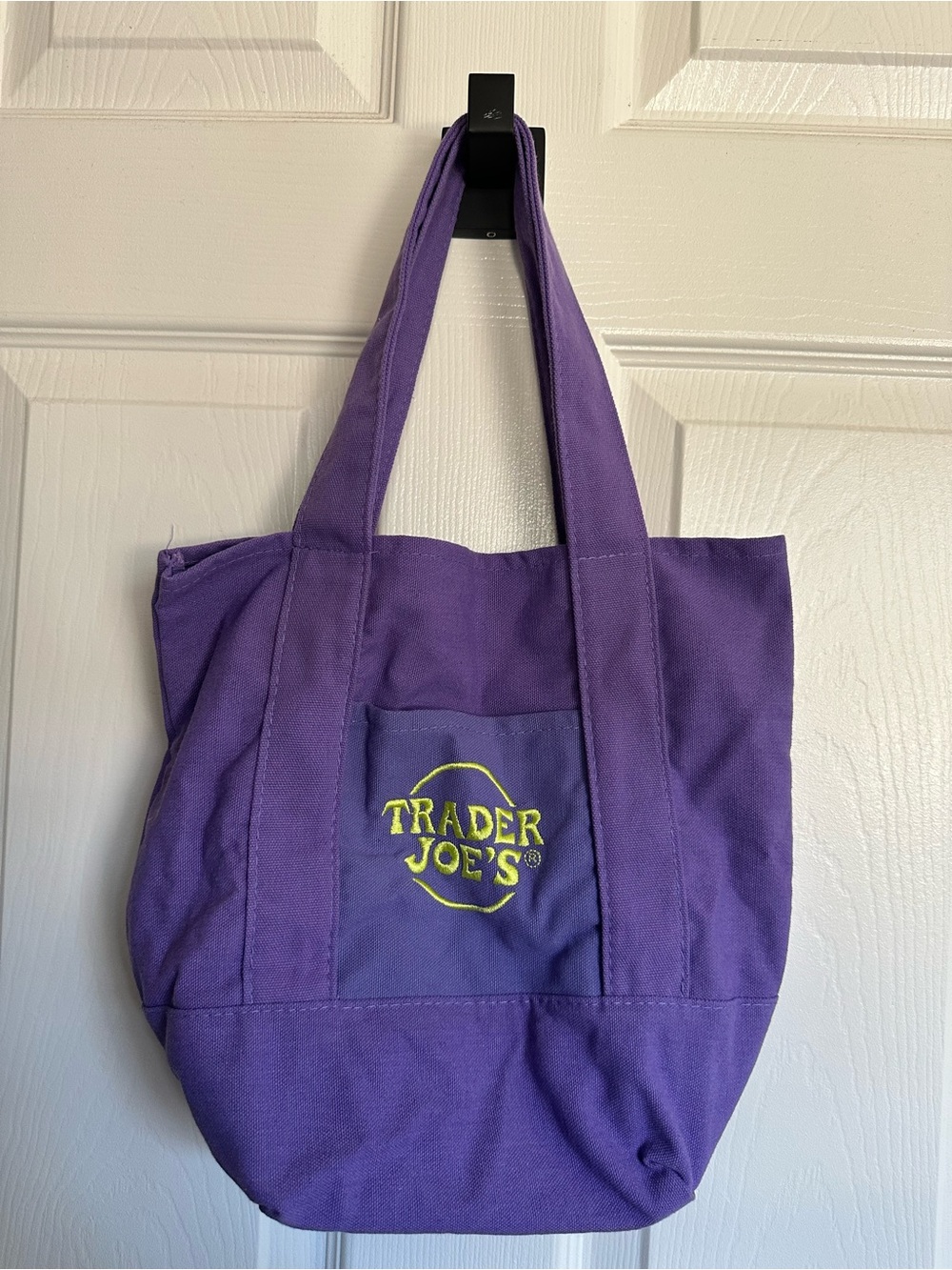 Trader Joe’s purple tote bag